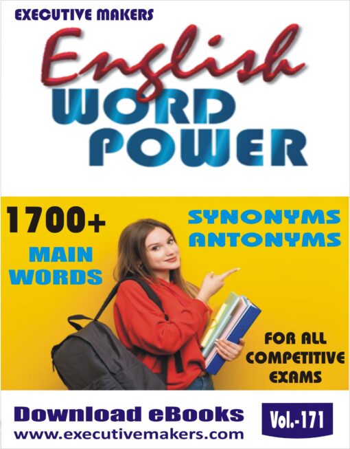 V171 ENGLISH SYNONYMS & ANTONYMS PDF (इस पुस्तक को निःशुल्क पढ़ने के लिए, OPEN THIS BOOK पर क्लिक करें। इस पुस्तक को डाउनलोड करने के लिए ADD TO CART पर क्लिक करें। To read this Book For Free, Click on OPEN THIS BOOK. To Download This Book, Click on ADD TO CART.)