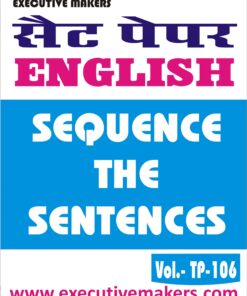 TP106 ENGLISH LANGUAGE SEQUENCE THE SENTENCES SET-1 (इस पुस्तक को निःशुल्क पढ़ने के लिए, OPEN THIS BOOK पर क्लिक करें। इस पुस्तक को डाउनलोड करने के लिए ADD TO CART पर क्लिक करें। To read this Book For Free, Click on OPEN THIS BOOK. To Download This Book, Click on ADD TO CART.)