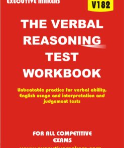 V182 THE VERBAL REASONING IN ENGLISH (इस पुस्तक को निःशुल्क पढ़ने के लिए, OPEN THIS BOOK पर क्लिक करें। इस पुस्तक को डाउनलोड करने के लिए ADD TO CART पर क्लिक करें। To read this Book For Free, Click on OPEN THIS BOOK. To Download This Book, Click on ADD TO CART.)