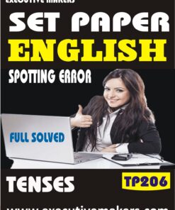 TP206 ENGLISH SPOTTING ERROR FOR TENSES SET-2 (इस पुस्तक को निःशुल्क पढ़ने के लिए, OPEN THIS BOOK पर क्लिक करें। इस पुस्तक को डाउनलोड करने के लिए ADD TO CART पर क्लिक करें। To read this Book For Free, Click on OPEN THIS BOOK. To Download This Book, Click on ADD TO CART.)